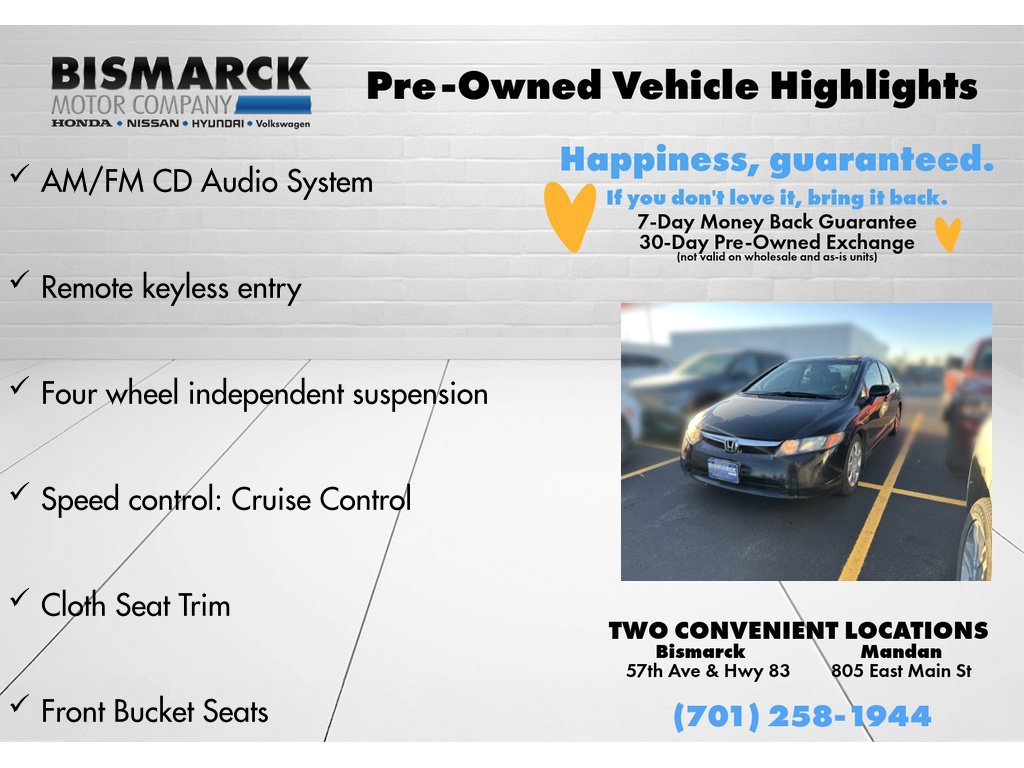 Used 2007 Honda Civic LX image 8