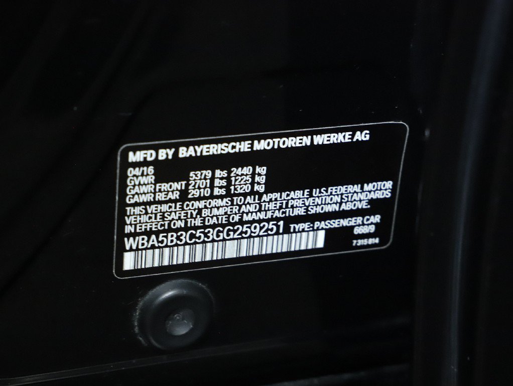 Used 2016 BMW 535i xDrive Sedan AWD/4WD image 20