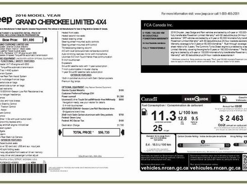 Used 2016 Jeep Grand Cherokee Limited image 5