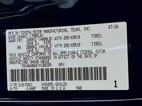 New 2026 Toyota Sequoia TRD Pro AWD/4WD image 29