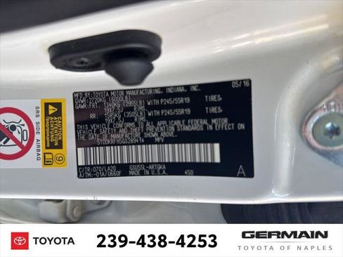 Certified 2016 Toyota Highlander Limited w/ Protection Package #3 image 26