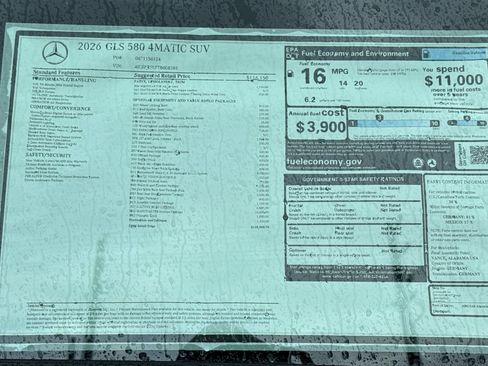 New 2026 Mercedes-Benz GLS 580 4MATIC image 32