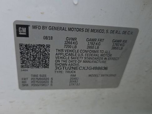 Used 2018 GMC Sierra 1500 SLT w/ SLT Premium Package AWD/4WD image 21