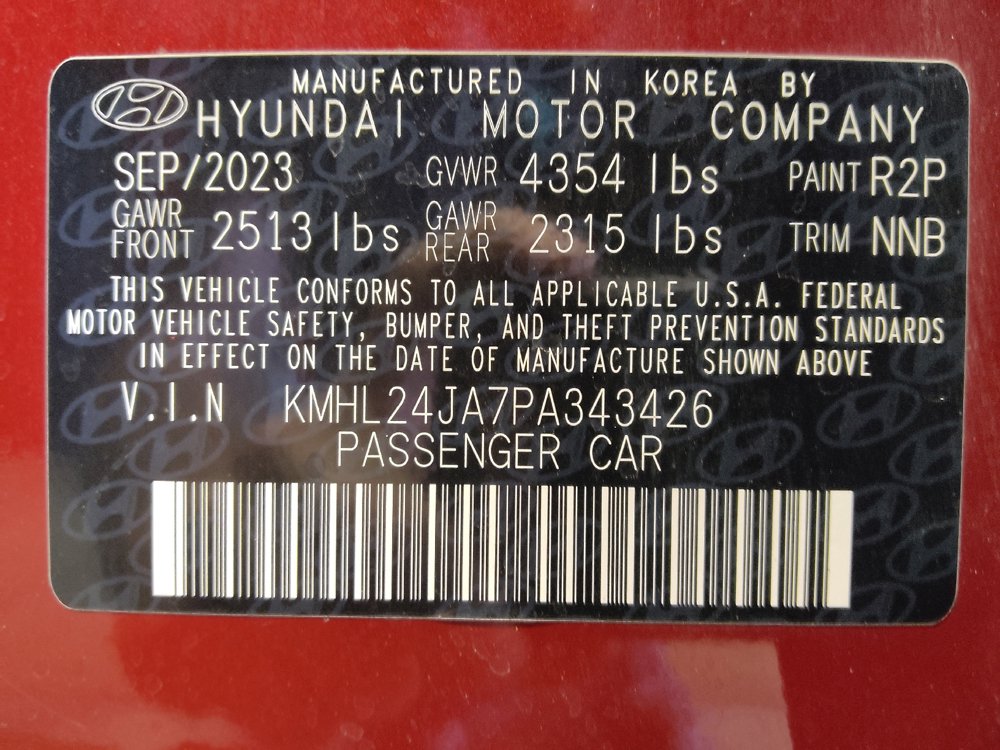 Used 2023 Hyundai Sonata SE w/ Preferred Accessory Package FWD image 33