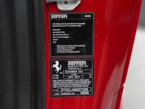 Used 2022 Ferrari F8 Tributo RWD image 51