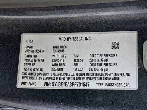 Used 2023 Tesla Model 3 Standard Range RWD image 12