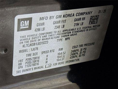 Used 2020 Chevrolet Trax LS w/ Tint and Cruise Package image 30