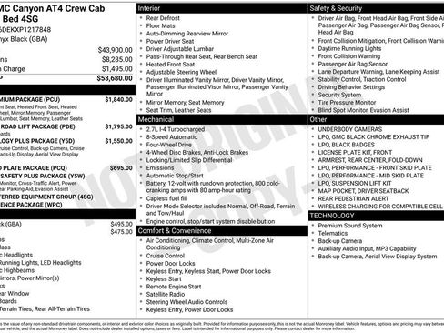 Used 2023 GMC Canyon AT4 w/ AT4 Premium Package AWD/4WD image 43