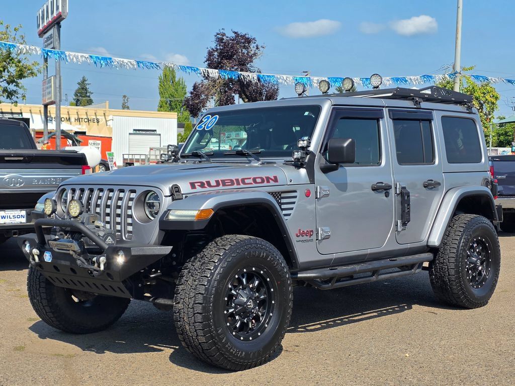Used 2020 Jeep Wrangler Unlimited Rubicon w/ LED Lighting Group AWD/4WD image 1