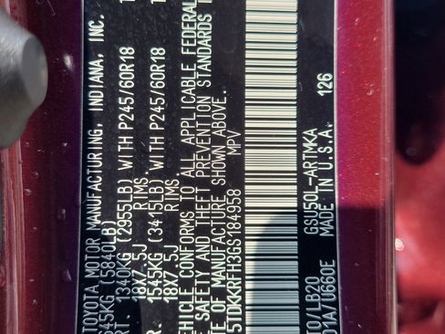 Used 2016 Toyota Highlander XLE image 38