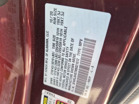 Certified 2021 Honda Odyssey Touring image 22