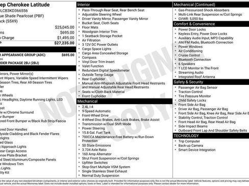 Used 2019 Jeep Cherokee Latitude w/ Popular Appearance Group image 9