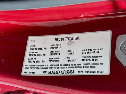 Used 2018 Tesla Model 3 Mid Range image 12