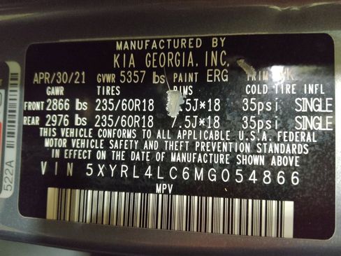 Used 2021 Kia Sorento S w/ Panoramic Sunroof Package image 33