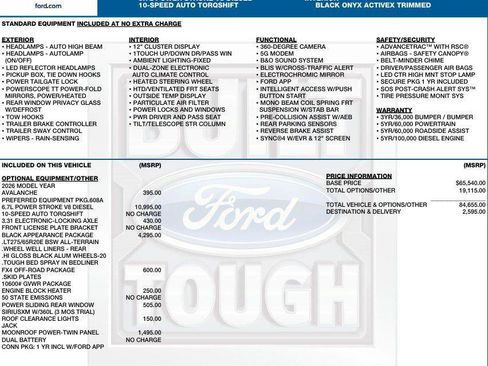 New 2026 Ford F250 Lariat w/ Black Appearance Package image 2