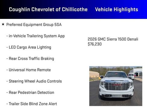 New 2026 GMC Sierra 1500 Denali w/ Denali Reserve Package AWD/4WD image 30