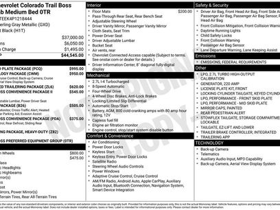 Used 2023 Chevrolet Colorado Trail Boss w/ LPO, Skid Plate Package