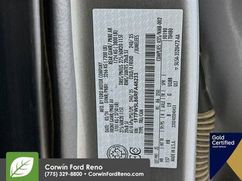 Certified 2024 Ford F150 Lariat w/ Equipment Group 502A High image 37