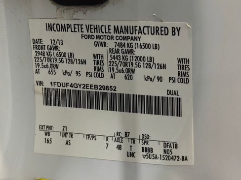 Used 2014 Ford F450 XL w/ Snow Plow Prep Package RWD image 58
