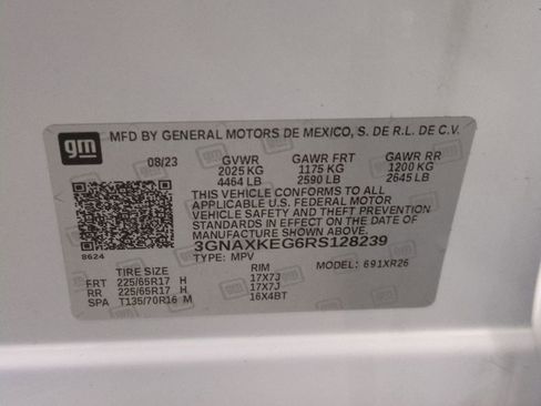 Used 2024 Chevrolet Equinox LT w/ LPO, Floor Liner Package image 35