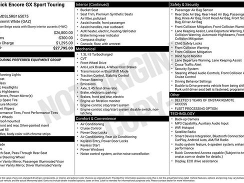 Certified 2024 Buick Encore GX Sport Touring FWD image 2