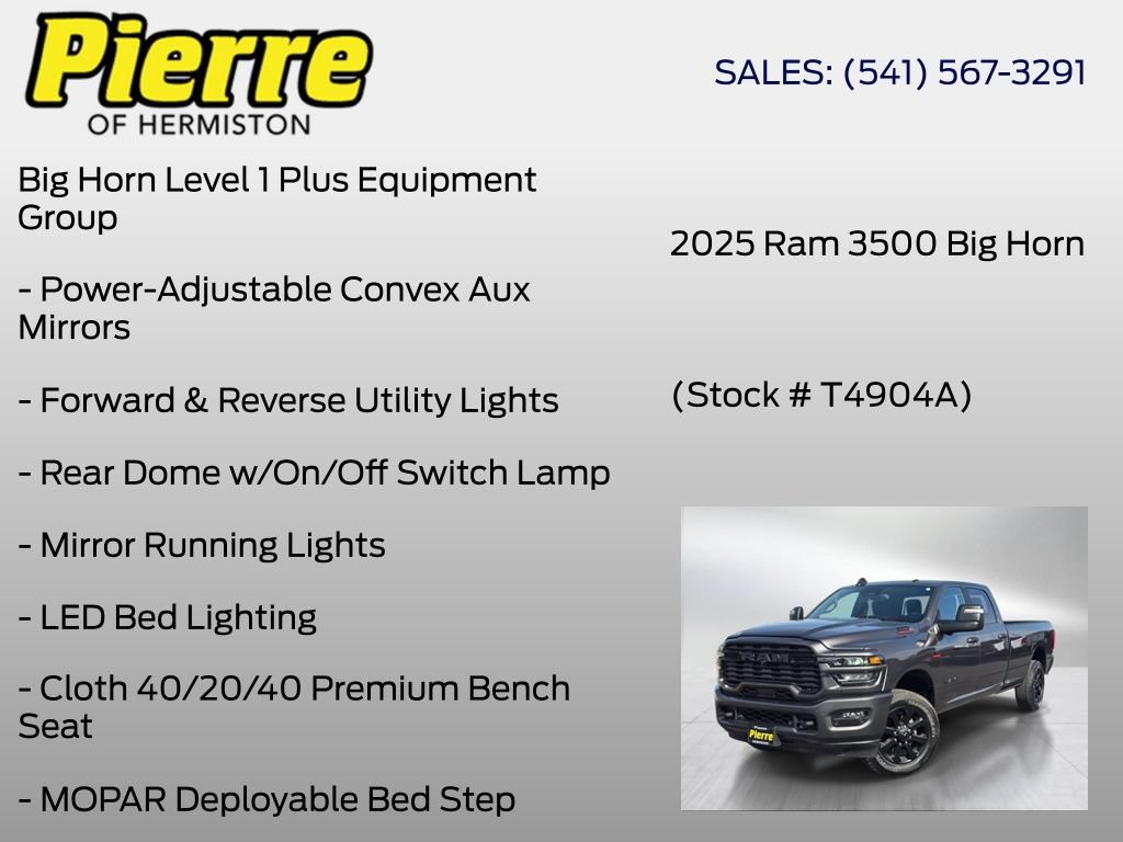 Used 2025 RAM 3500 Big Horn AWD/4WD image 24