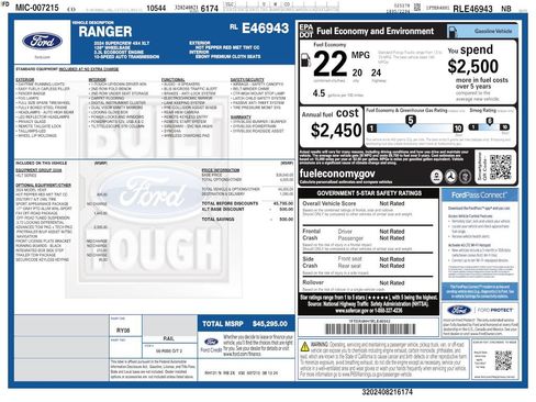 Used 2024 Ford Ranger XLT AWD/4WD image 4