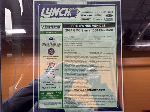 Used 2024 GMC Sierra 1500 Elevation w/ Elevation Premium Package image 62