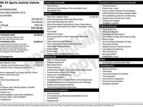 Used 2021 BMW X5 sDrive40i w/ M Sport Package RWD image 6