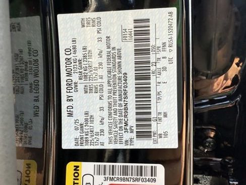 New 2025 Ford Bronco Sport Big Bend w/ Black Appearance Package image 33