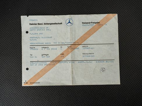 Used 1987 Mercedes-Benz 560 SL image 24