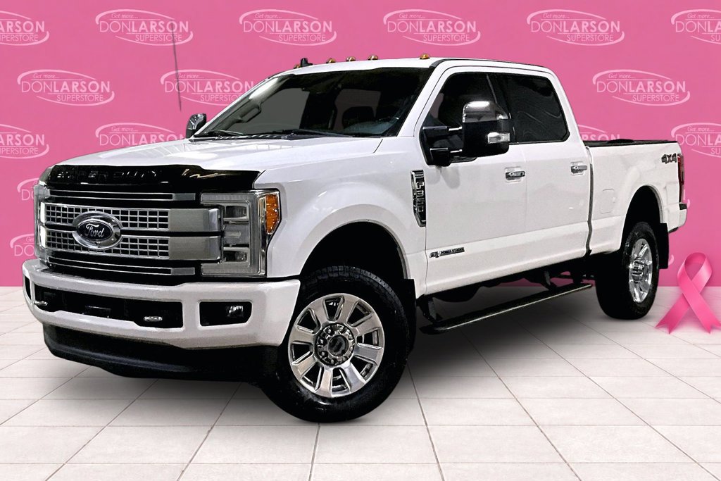Used 2019 Ford F350 Platinum w/ Snow Plow Prep Package AWD/4WD image 3