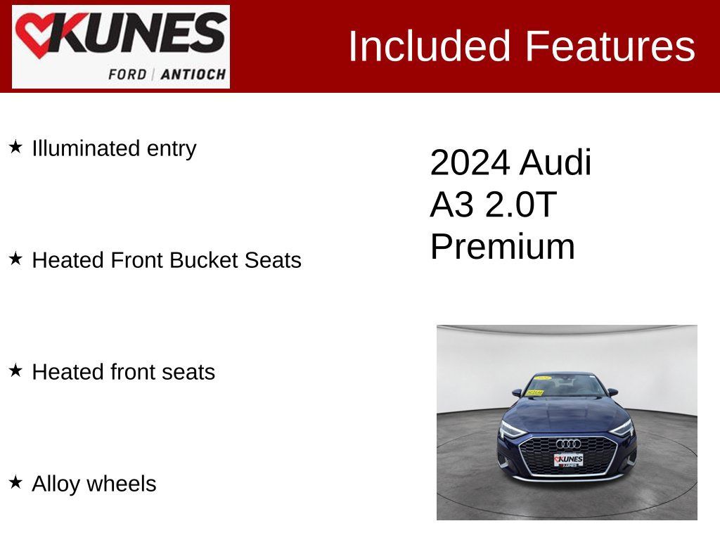 Used 2024 Audi A3 2.0T Premium FWD image 4