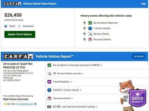 Used 2019 Audi Q7 3.0T Prestige image 3