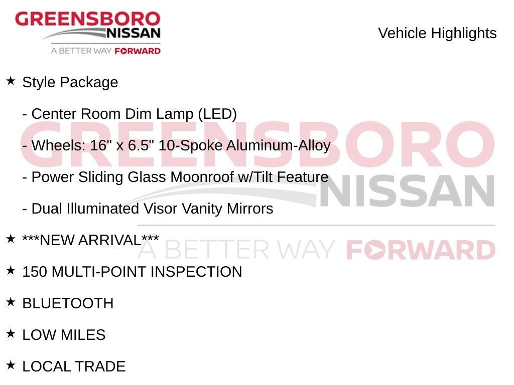 Used 2017 Nissan Sentra SV w/ Style Package FWD image 2