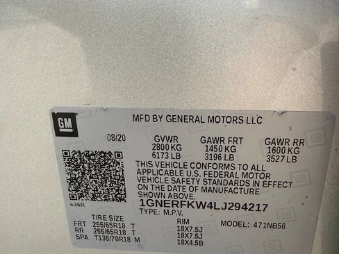 Used 2020 Chevrolet Traverse LS w/ LPO, Floor Liner Package image 19