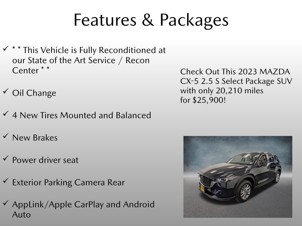 Used 2023 MAZDA CX-5 AWD 2.5 S w/ Select Package image 4