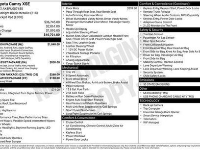 Used 2023 Toyota Camry XSE w/ Navigation Package