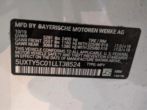 Used 2020 BMW X3 xDrive30i w/ Premium Package image 16