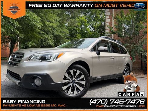 Used 2015 Subaru Outback 3.6R Limited AWD/4WD image 1