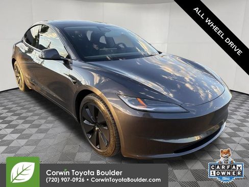 Used 2024 Tesla Model 3 Long Range AWD/4WD image 1