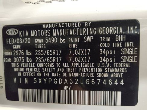 Used 2020 Kia Sorento LX w/ LX I4 Convenience Package AWD/4WD image 33