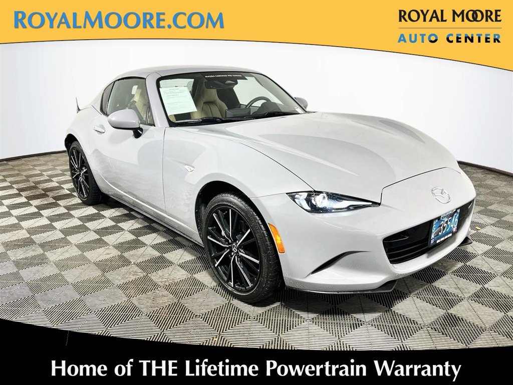 Used 2024 MAZDA MX-5 Miata RF Grand Touring w/ Weather Package RWD image 1
