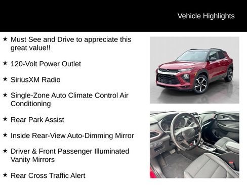 Used 2021 Chevrolet TrailBlazer RS w/ Convenience Package FWD image 22