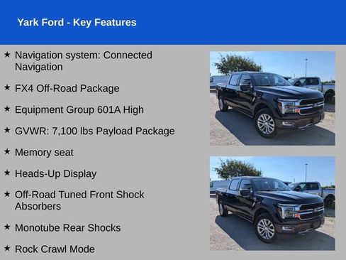 Used 2024 Ford F150 King Ranch w/ FX4 Off-Road Package AWD/4WD image 2