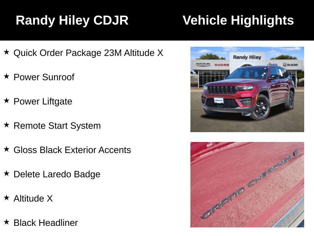 Used 2025 Jeep Grand Cherokee Altitude AWD/4WD image 5