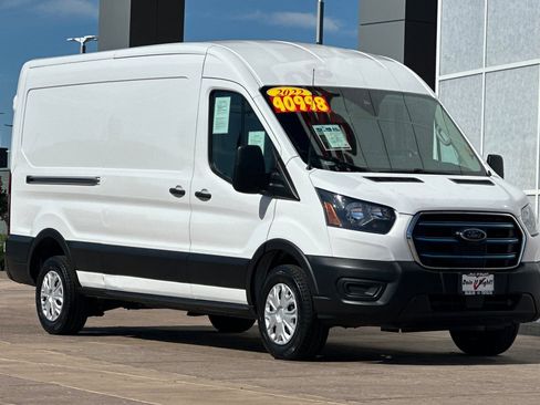 Used 2022 Ford E-Transit Medium Roof w/ Load Area Protection Package image 2