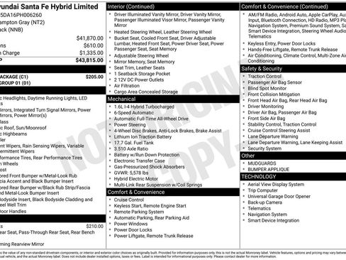 Used 2023 Hyundai Santa Fe Limited w/ Cargo Package image 23