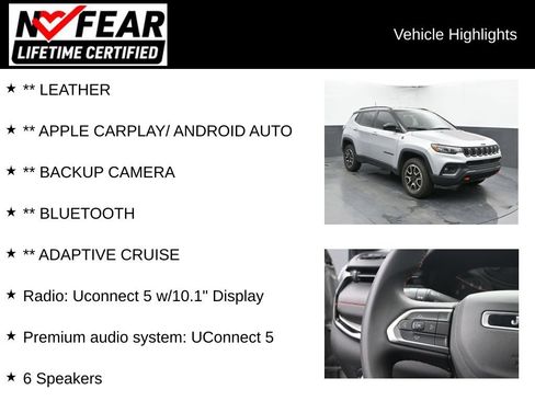 Used 2025 Jeep Compass Trailhawk AWD/4WD image 2
