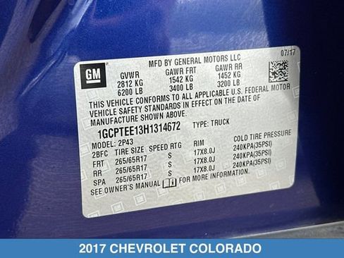 Used 2017 Chevrolet Colorado ZR2 w/ LPO, Premium Interior Package AWD/4WD image 30